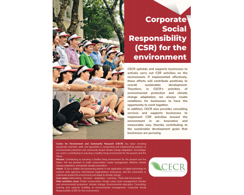 CECR _ FIELD OF ACTIVITY FLYER: CORPORATE SOCIAL RESPONSIBILITY (CSR) FOR THE ENVIRONMENT
